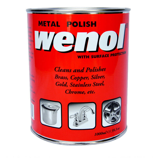 Wenol Metal Polish Cleaner for Brass Copper Silver Gold Stainless Steel  Chrome
