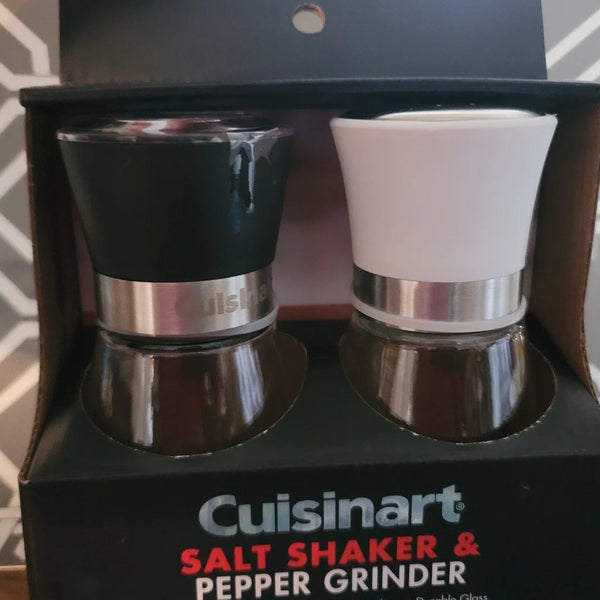 Cuisinart Salt Shaker And Pepper Grinder Set Glass large size