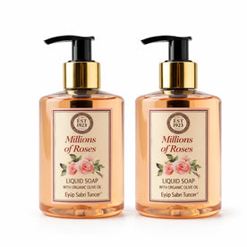 EST 1923 Millions of Roses Liquid Soap 250ml – Organic Olive Oil with Rose Scented Hand Wash Moisturizing Cleanser, Pack of 2
