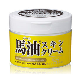 Loshi Horse Oil Moisture Skin Cream 220g – Deep Hydrating Face & Body Cream, Japanese Moisturizing Skin Care