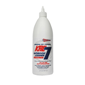 KRC-7 Original Gel Bathroom Cleaner & Restorer 32 fl oz non-abrasive cleaner for soap scum, hard water stains, lime and mildew removal