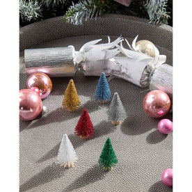Robin Reed 62418 Silver Pine Trees Handmade Christmas Crackers, 6 x 12 Inch