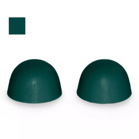 Universal Rundle Color Replacement Plastic Toilet Bolt Caps - Set of 2 - Green Velvet
