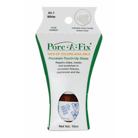 Porc-A-Fix Touch Up Repair Glaze Paint Kit to Match American Standard, White (AS-1)