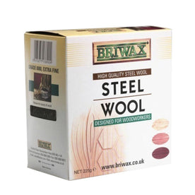 Briwax Oil Free Extra Fine Steel Wool, 225g (Grade #0000)
