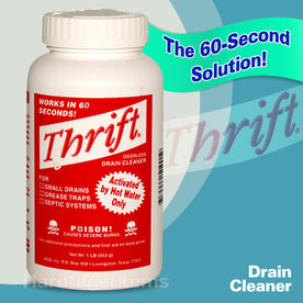 Thrift Drain Cleaner Alkaline Based 1-Pound