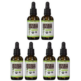 Trader Joe’s Organic Liquid Stevia – Zero-Calorie, Plant-Based Sweetener – 2 fl oz (60 mL), 461 Servings for Coffee, Tea & Baking (Pack of 6)