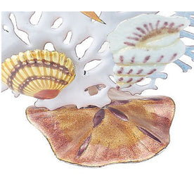 Cloisonne Fish and Shell Seascape Figurine in A Beautiful Gift Box