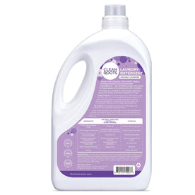 Clean Roots Lavender Laundry Detergent – 100% Plant-Based & Organic – EcoGarantie Certified – Scented with Organic Lavender Essential Oil – 55 Loads (92.9 Fl. Oz. / 2.75 L)