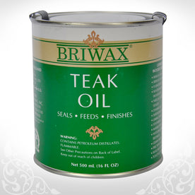 Briwax Teak Oil - Seals, Feeds, Finishes (16 Fl. Oz. / 500 ML)