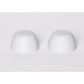 Briggs Color Replacement Plastic Toilet Bolt Caps - Set of 2 - Light Grey