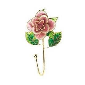 Cloisonne Decorative Rose Wall Hanger in a Beautiful Gift Box