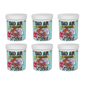Bad Air Sponge Odor Absorber, Home & Pet Odor Eliminator, Bad Smell Eliminator for Indoor Air, 14 oz (Pack of 6)