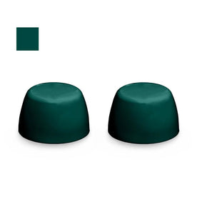 Universal Rundle Color Replacement Plastic Toilet Bolt Caps - Set of 2 - Green Velvet