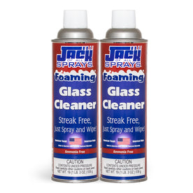 Jack of All Sprays Glass Cleaner Foaming Aerosol Spray (2, 4, 6 and 12 Pack)