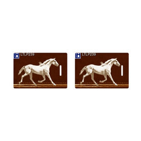 3D Lenticular Original Luggage Tags, Muybridge Horse (3.5" x 2.5")