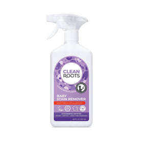 Clean Roots Baby Stain Remover, 100% Plant-Based & Organic, EcoGarantie Certified, Scent-Free & Hypoallergenic, 16.9 fl oz (500 ML), 3 Pack