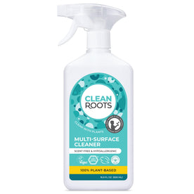 Clean Roots Multi-Surface Cleaner – 100% Plant-Based & Organic – EcoGarantie Certified – Scent-Free & Hypoallergenic – 16.9 Fl. Oz. (500 ML)