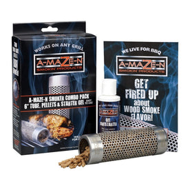 A-MAZE-N ProductS Smoker Combo Pack 6'' Tube, Pellets & Starter Gel - Combo6