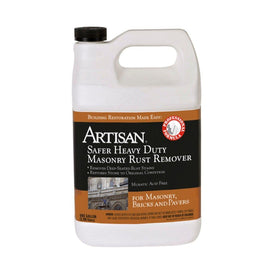 Artisan Safer Heavy Duty Masonry Rust Remover – Muriatic Acid-Free – For Masonry, Bricks & Pavers – 1 Gallon