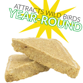 C&S Products Peanut Treat Suet, High-Energy 56 oz Suet Cake for Year-Round Wild Bird Feeding