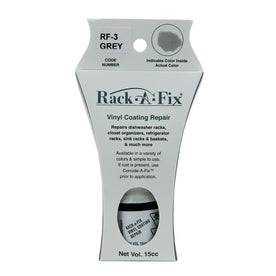 Rack-A-Fix Touch Up Vinyl Coating Repair for Dishwasher Racks & More, RF-3, Grey