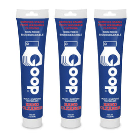 Goop Original Multi-Purpose Waterless Hand Cleaner and Stain Remover - 5 Oz. Tube (Pack of 3)