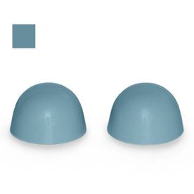 Replacement Ceramic Dome Toilet Bolt Caps to Match Kohler Cerulean Blue, Set of 2