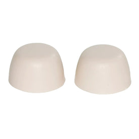 Western Pottery Color Replacement Plastic Toilet Bolt Caps - Set of 2 - Peach