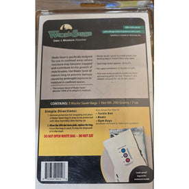 SafeNDry Wader Saver Moisture Absorber & Odor Eliminator for Removing Foul Odors and Preventing Mold, 3 Packets (200g Each)