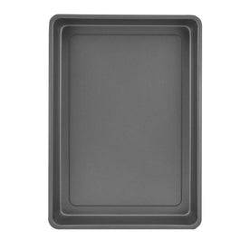 Mainstays 10.5 x 15.4 Inches Nonstick Steel Lasagna Pan - Dishwasher Safe, Gray