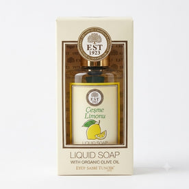 EST 1923 Olive Oil Liquid Hand Soap 250ml – Vegan Nourishing Hand Wash with Cesme Lemon Scent, Pack of 2