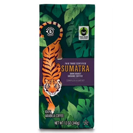 Barissimo Coffee, Sumatra Single Origin Dark Roast Ground Coffee, Fair Trade Certified, 100% Arabica, 12 oz (340 g)
