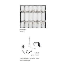 Celebration Crackers Deluxe Polar Sky Christmas Crackers, 13 Inch (6 Per Tray)