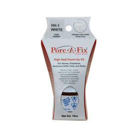 High Heat Porc-A-Fix Touch Up Repair Glaze - Appliance White - HH-1
