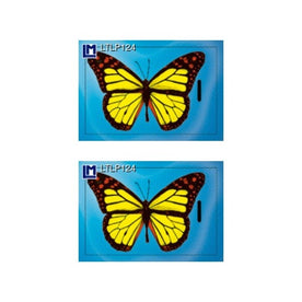3D Lenticular Original Luggage Tags, Butterfly, 3.5 x 2.5 Inches
