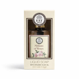 EST 1923 Millions of Roses Liquid Soap 250ml – Organic Olive Oil with Rose Scented Hand Wash Moisturizing Cleanser, Pack of 2
