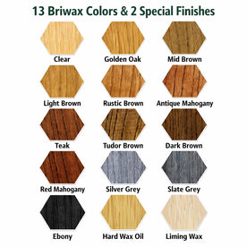 Briwax Furniture Wax Polish – Cleans, Stains &amp; Polishes Wood Surfaces (7 Pounds / 0.9 Gallon)