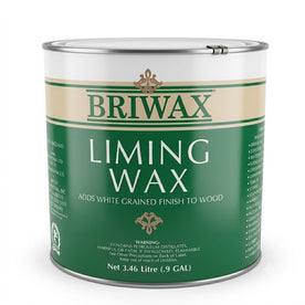 Briwax Liming Wax Adds White Grained Finish to Wood, 0.9 Gal / 3.46 Litre