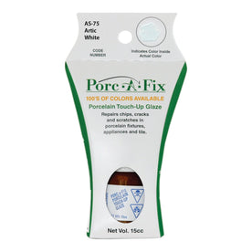 Porc-A-Fix Touch Up Repair Glaze Paint Kit to Match American Standard, Arctic White (AS-75)