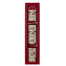 Robin Reed 82511 Pet Dog Christmas Party Cracker, 14" Handmade Holiday Favor with a Surprise Dog Toy