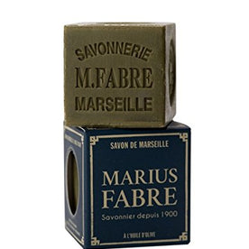 Cube of Savon de Marseille, Nature, Marius Fabre, Olive Oil, 200 G - 200 G
