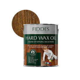 Fiddes Hard Wax Oil, A Blend of Natural Oils and Wax, Whisky, 2.5 Liter
