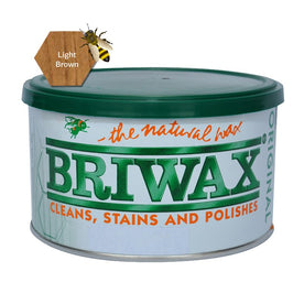 Briwax Original Wax Polish 1lb - Light Brown