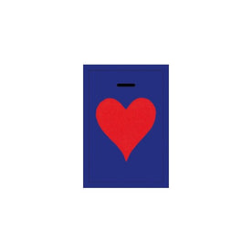 3D Lenticular Original Luggage Tags, Hearts, 3.5 x 2.5 Inches