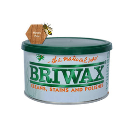 Briwax Original Furniture Wax Polish Cleans, Stains & Polishes, Rustic Pine, 16 Oz.