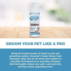 Groomer's Goop Glossy Coat Pet Shampoo Flip-Top Bottle, 16 Ounce (Pack of 2)