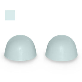 Replacement Plastic Toilet Bolt Caps to Match Briggs Biscuit, Set of 2