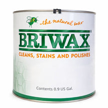 Briwax Furniture Wax Polish – Cleans, Stains &amp; Polishes Wood Surfaces (7 Pounds / 0.9 Gallon)