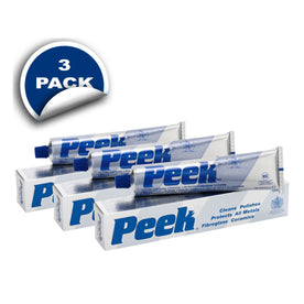 Peek Polish, Aluminum and Chrome Metal Polish - 100ml Tube [3-pack]
